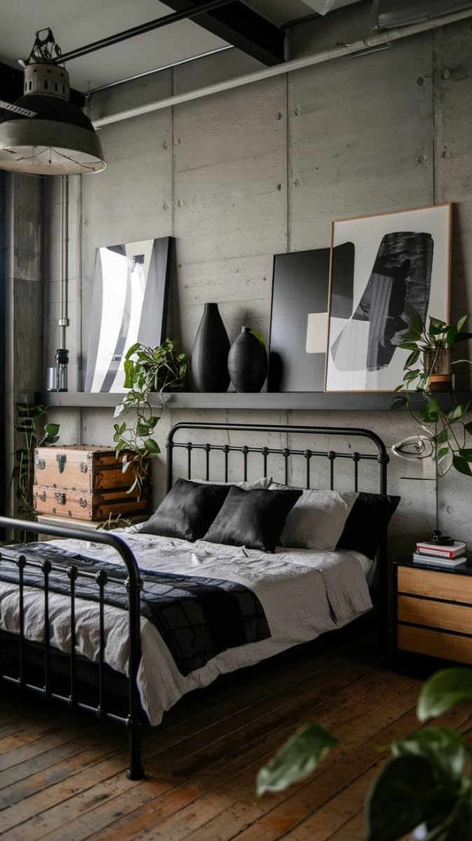 Industrial Slaapkamer - sfeervolle slaapkamer 4