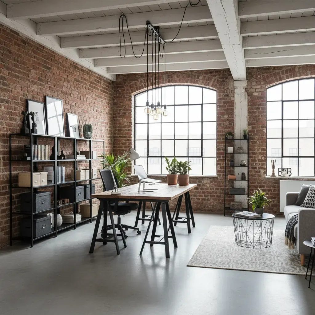 Industrial Werkkamer - budgetvriendelijke look