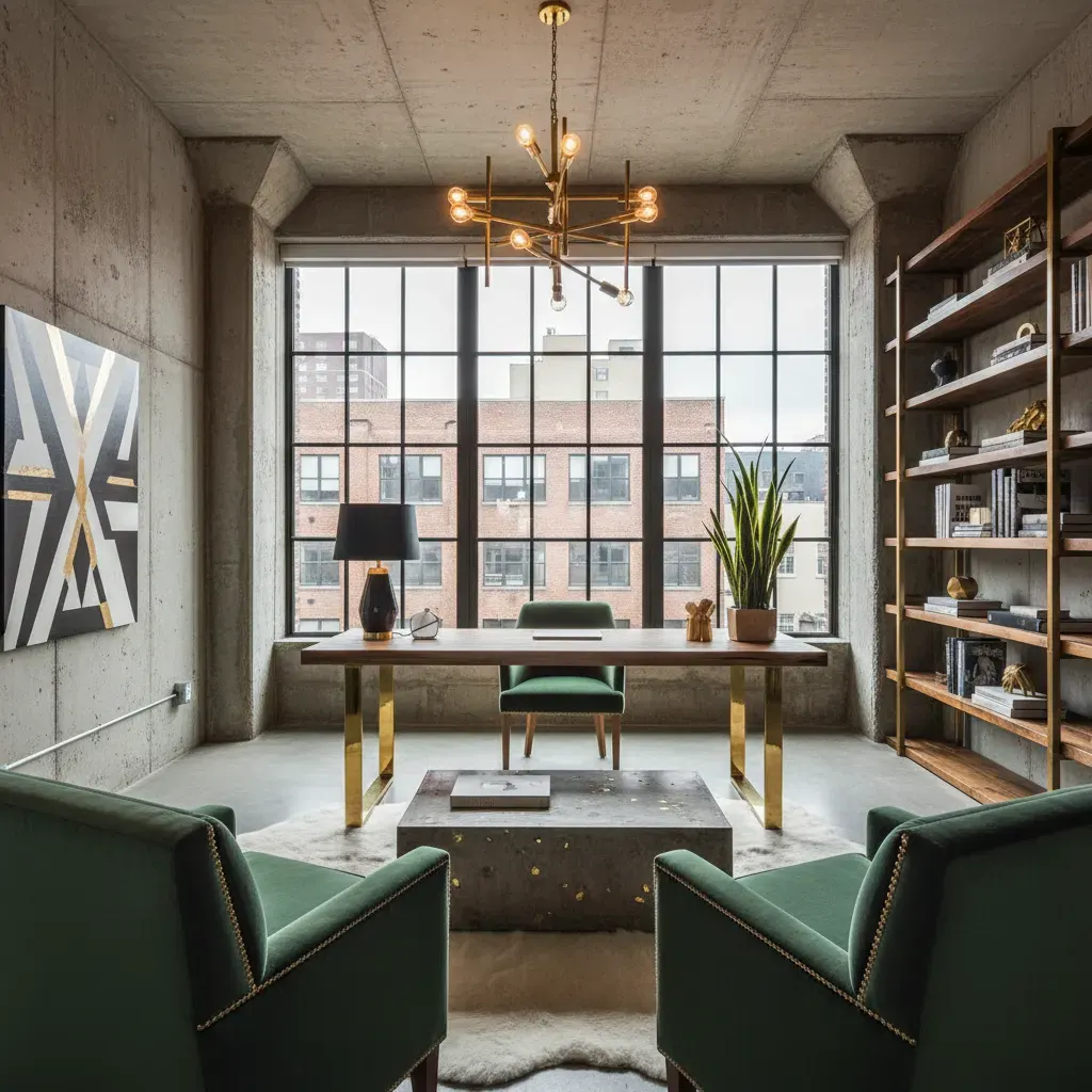 Industrial Werkkamer - luxe variant
