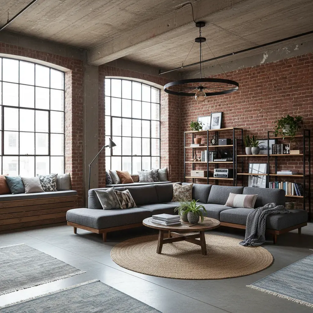 Industrial Woonkamer - budgetvriendelijke look