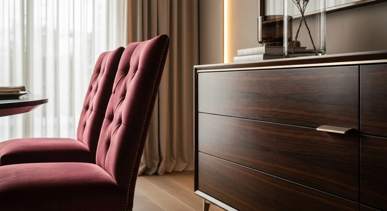 Italiaans Design Eetkamer - kleurenpalet en sfeer