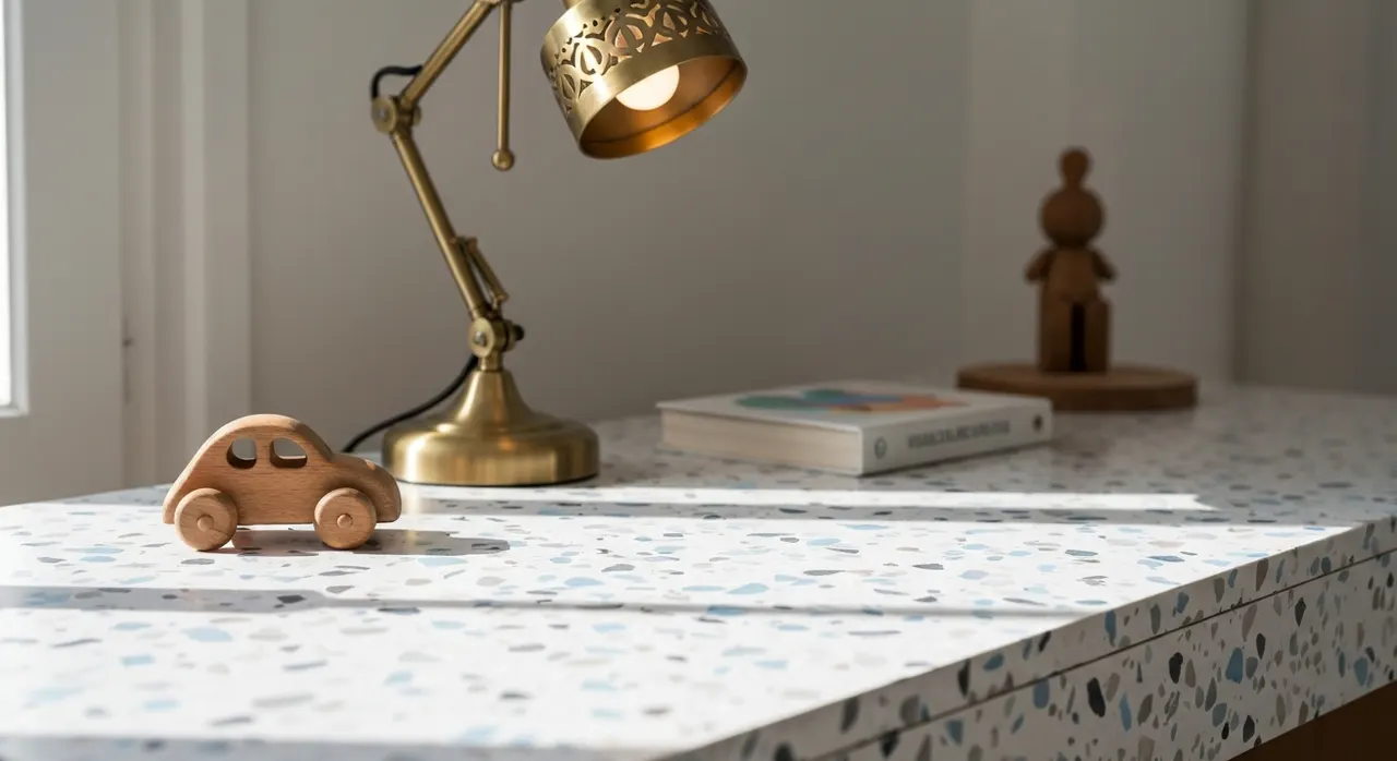 Italiaans Design Kinderkamer - detail van materialen en textuur