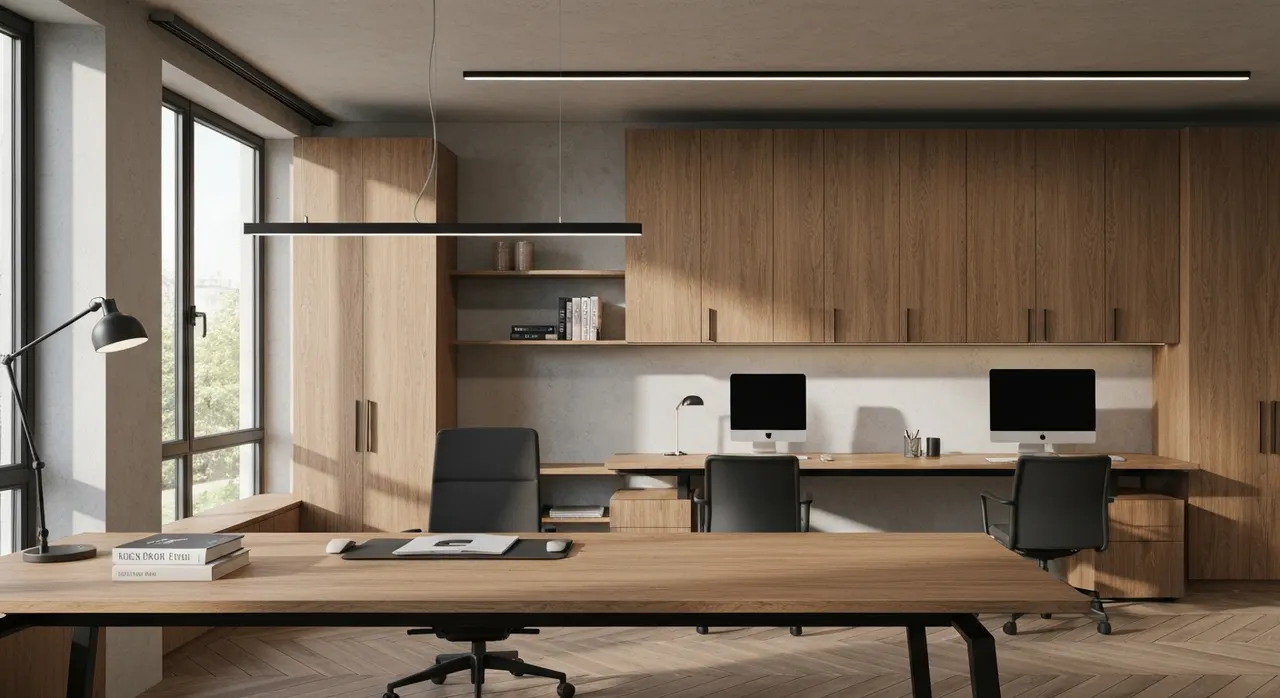 Italiaans Design Werkkamer - detail van materialen en textuur