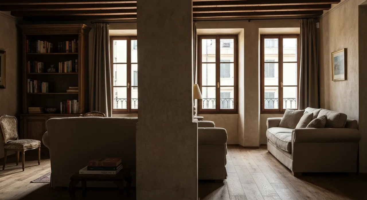 Italiaans Design Woonkamer - inrichting en decoratie