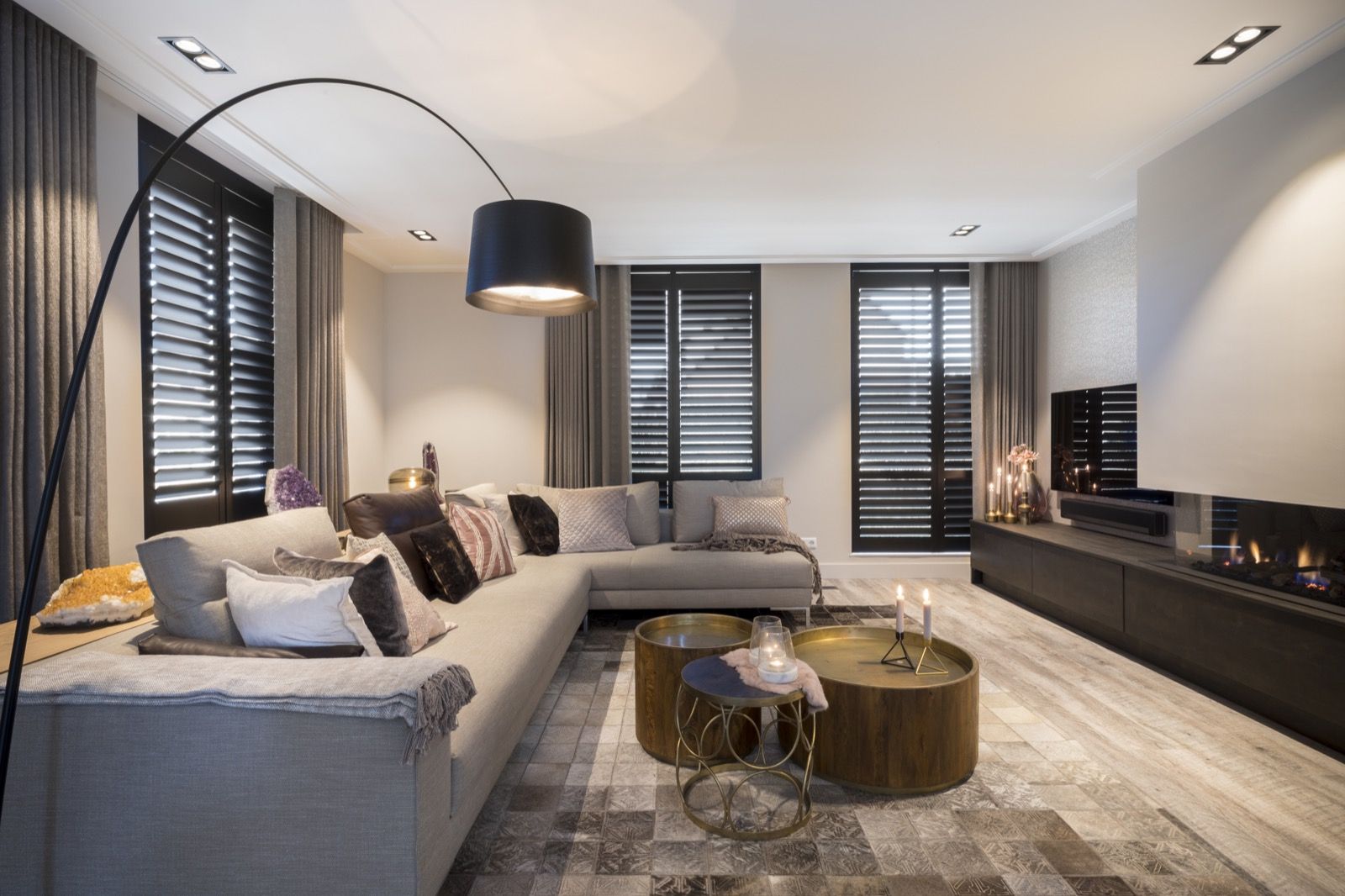 Italiaans Design Woonkamer - sfeervolle woonkamer 7