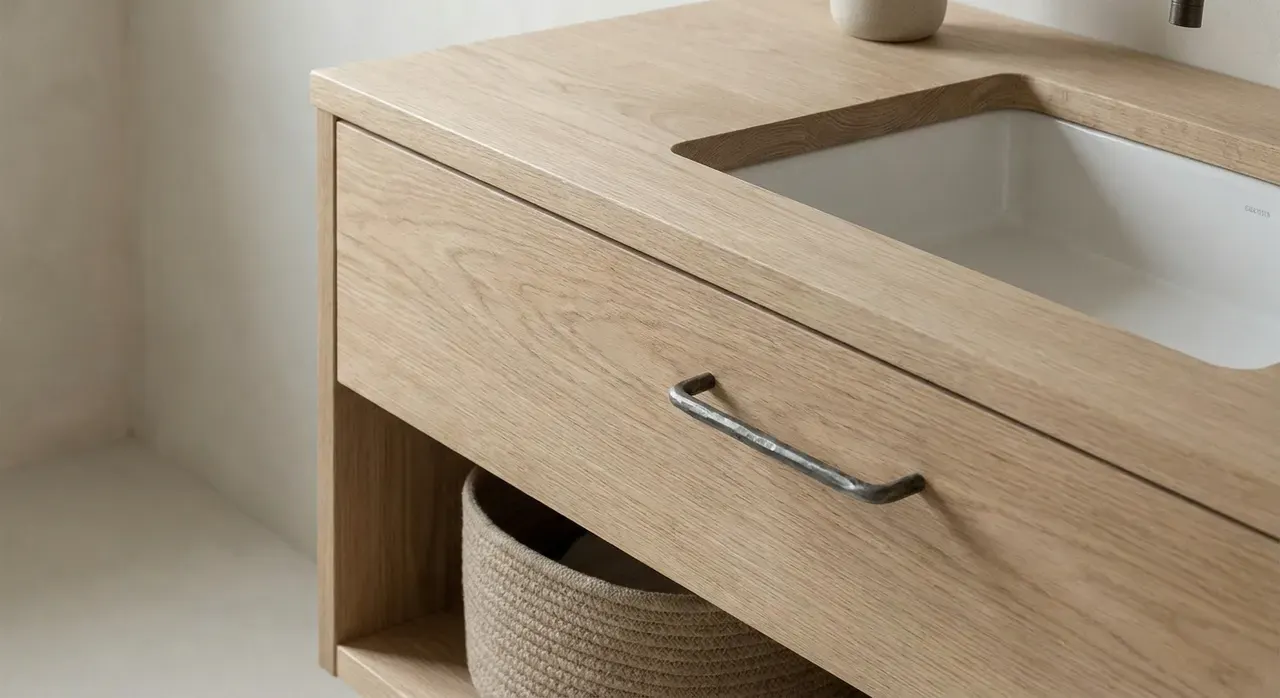 Japandi Badkamer - meubels en opstelling