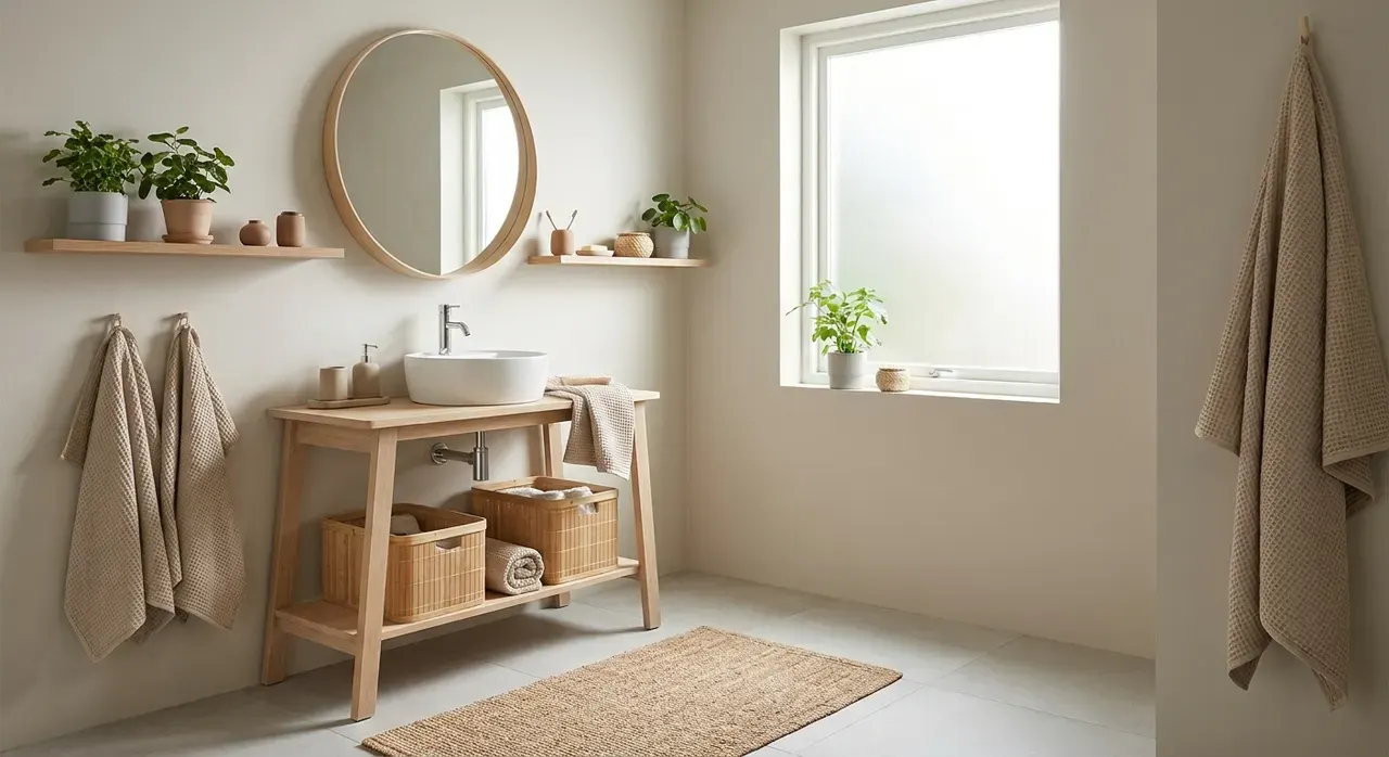 Japandi Badkamer - budgetvriendelijke look