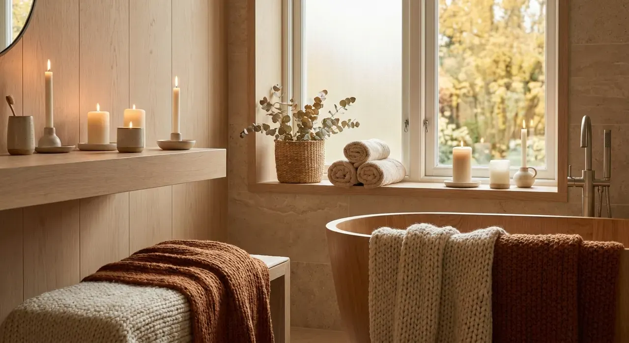 Japandi Badkamer - seizoensvariant