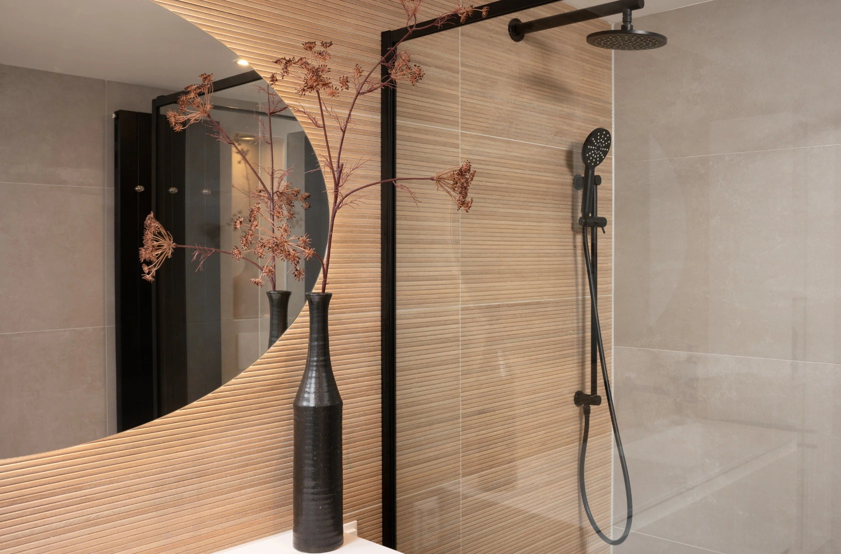 Japandi Badkamer - sfeervolle badkamer 14