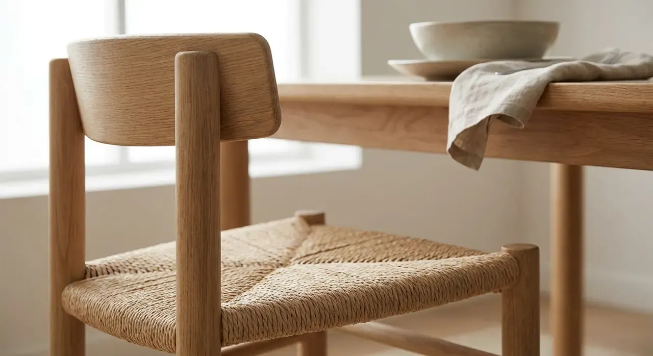 Japandi Eetkamer - meubels en opstelling