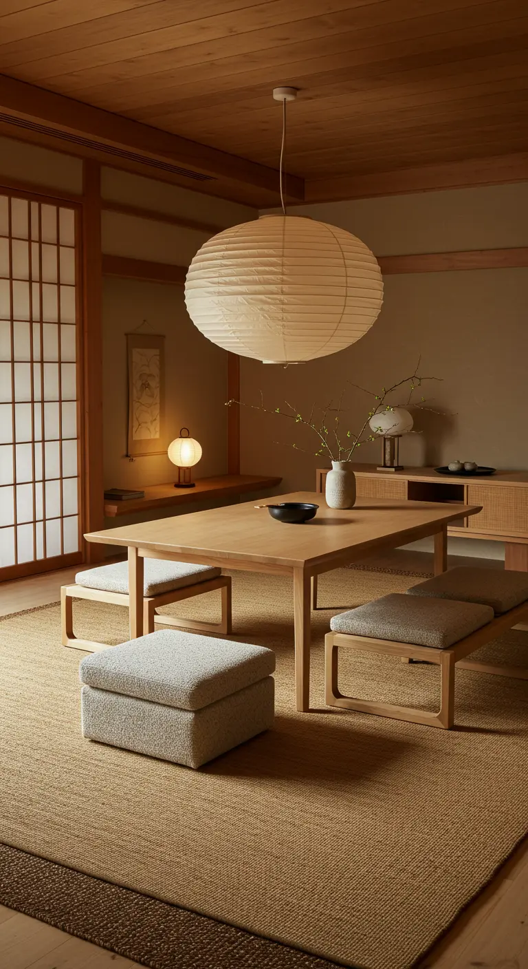 Japandi Eetkamer - sfeervolle eetkamer 12