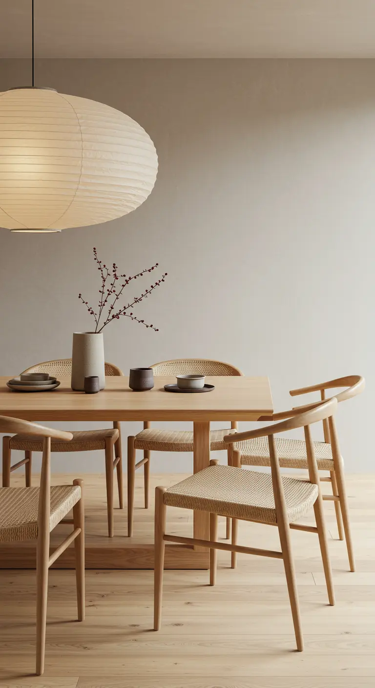 Japandi Eetkamer - sfeervolle eetkamer 15