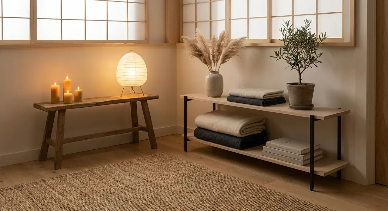 Japandi Hal - sfeervol hoekje