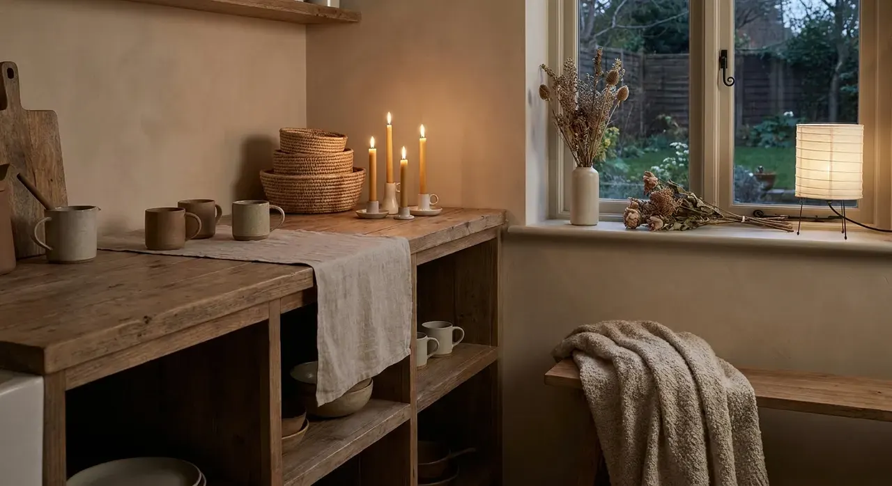 Japandi Keuken - sfeervol hoekje