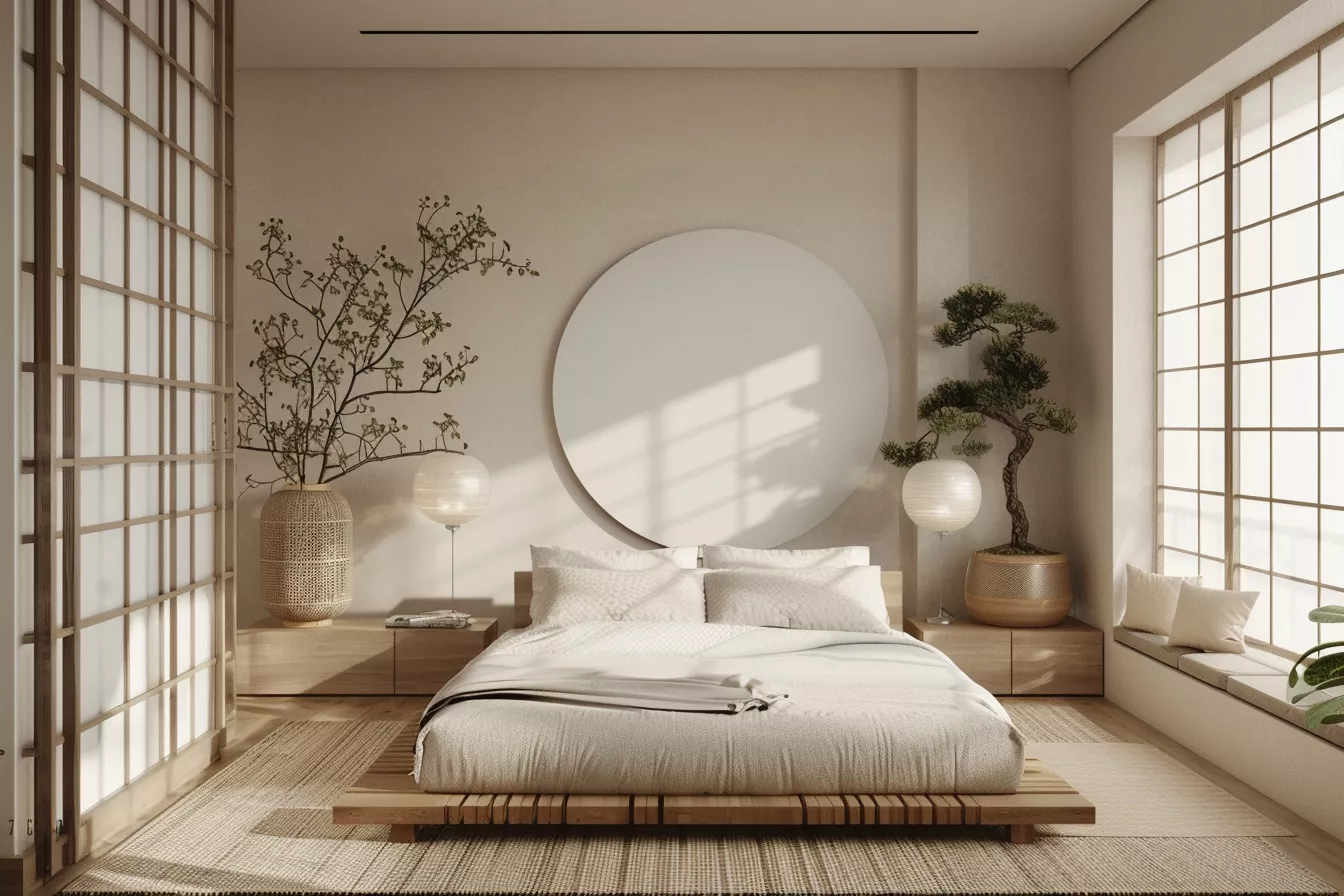 Japandi Slaapkamer - sfeervolle slaapkamer 1