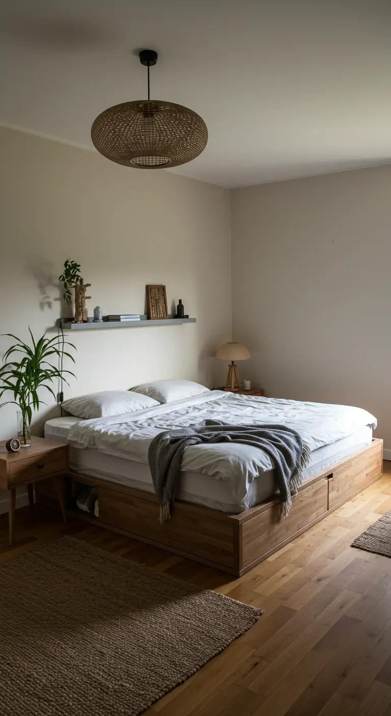 Japandi Slaapkamer - sfeervolle slaapkamer 19