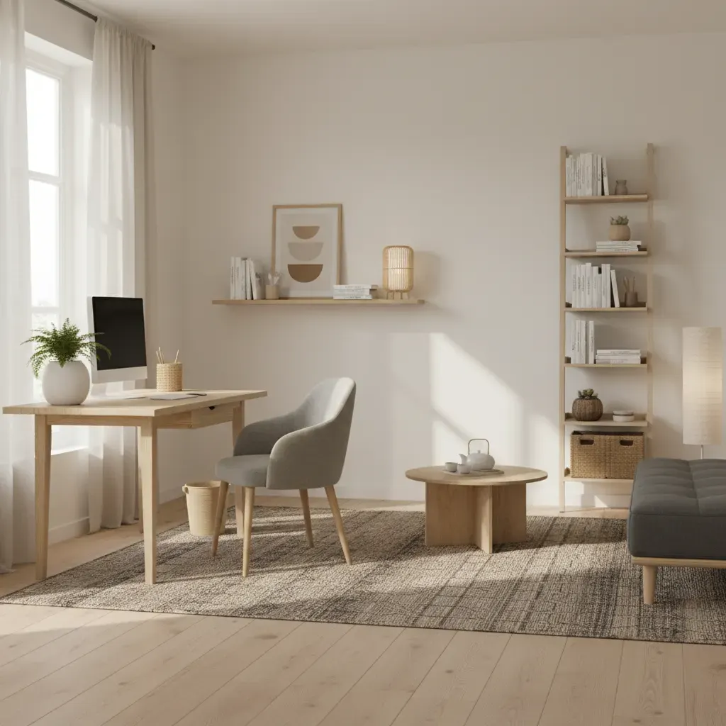 Japandi Werkkamer - budgetvriendelijke look