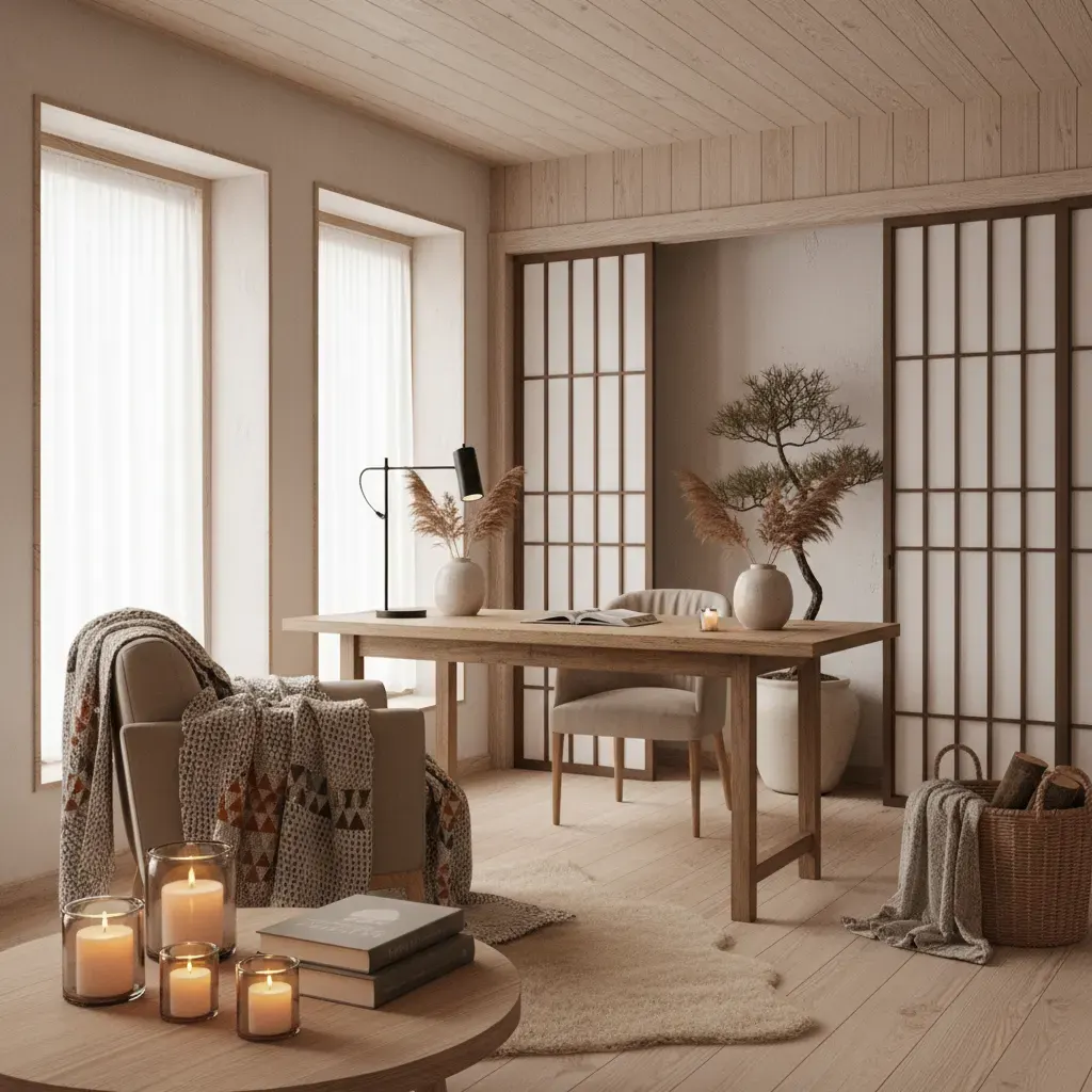 Japandi Werkkamer - seizoensvariant