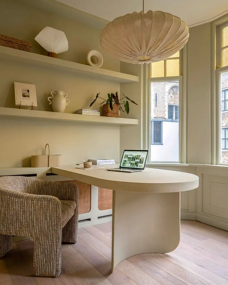 Japandi Werkkamer - sfeervolle werkkamer 9