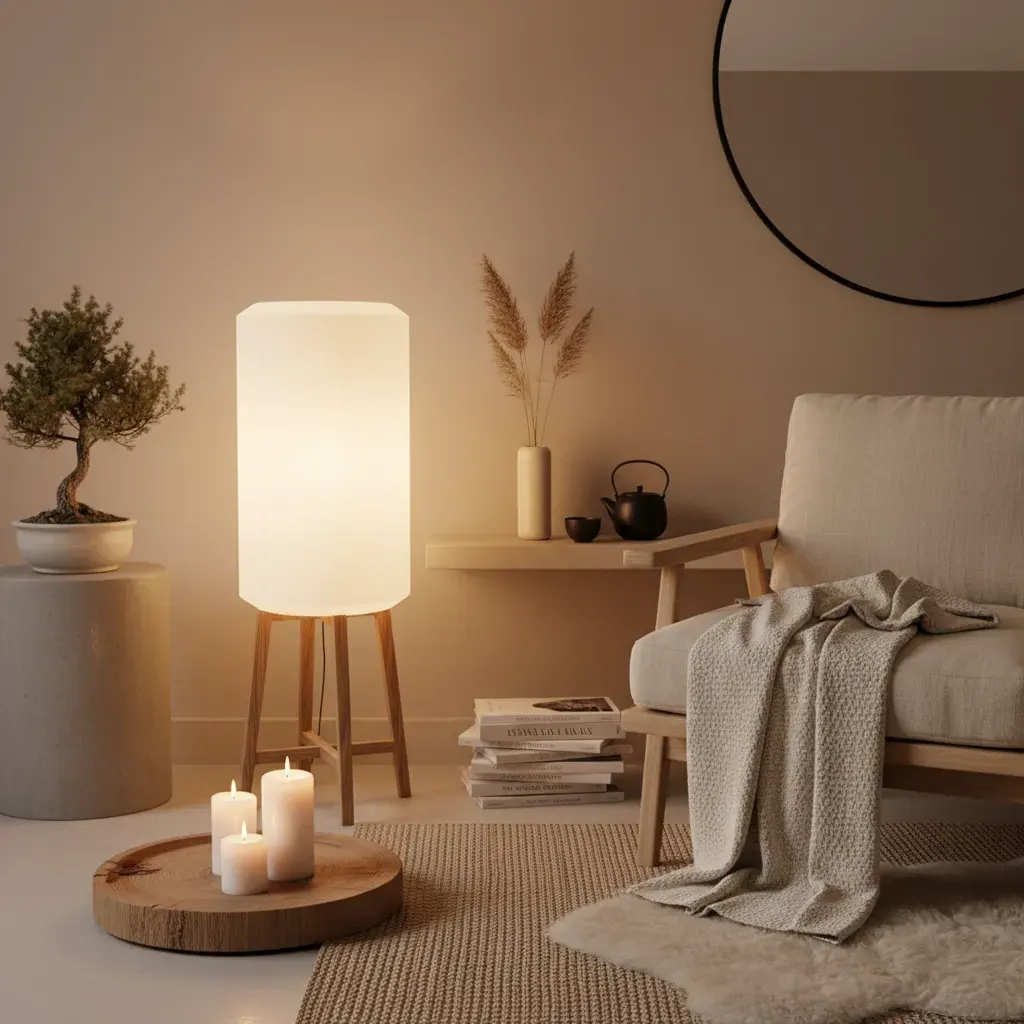 Japandi Woonkamer - sfeervol hoekje