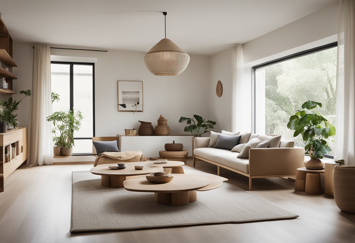 Japandi Woonkamer - sfeervolle woonkamer 2