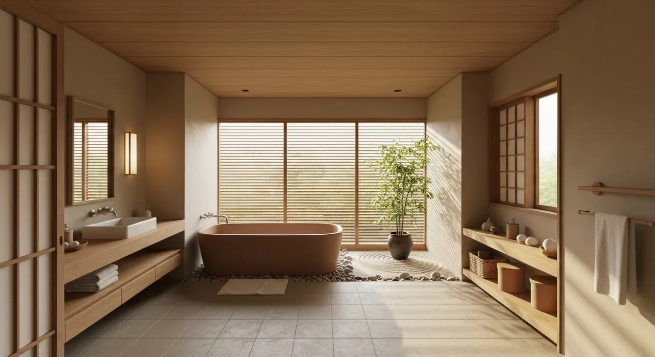 Japans Zen badkamer