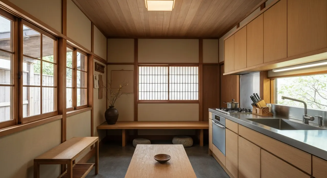 Japans Zen Keuken - kleurenpalet en sfeer