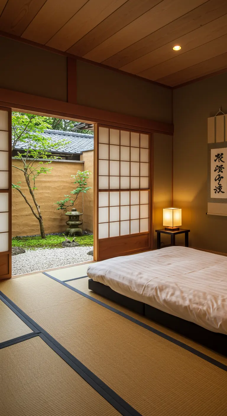 Japans Zen Slaapkamer - sfeervolle slaapkamer 12