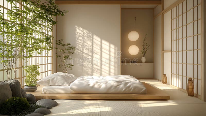 Japans Zen Slaapkamer - sfeervolle slaapkamer 16
