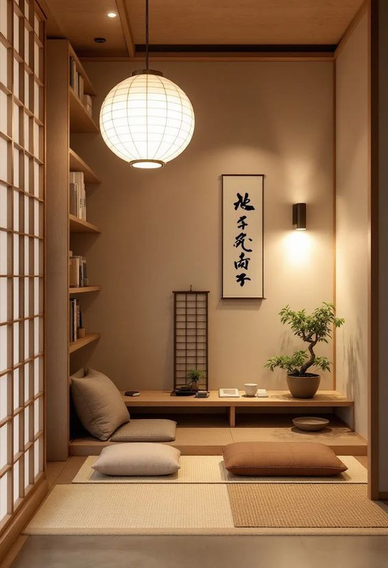 Japans Zen Werkkamer - sfeervolle werkkamer 13