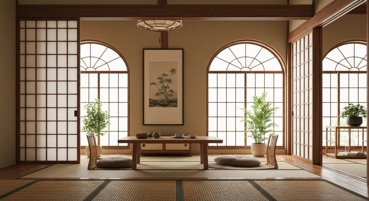 Japans Zen Woonkamer - inrichting en decoratie
