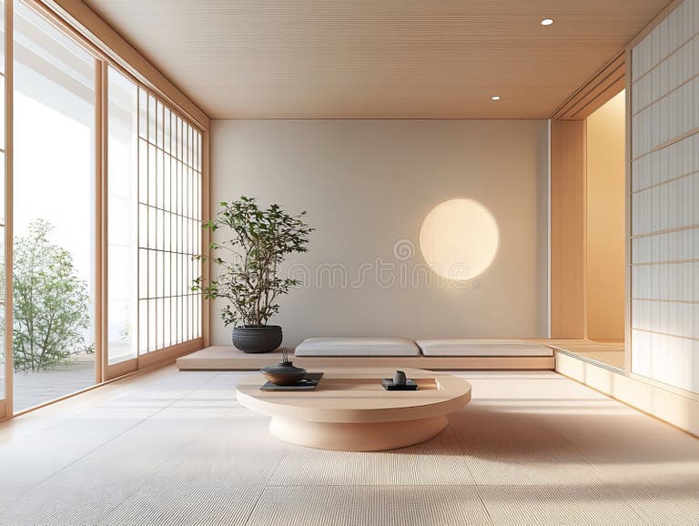 Japans Zen Woonkamer - sfeervolle woonkamer 10
