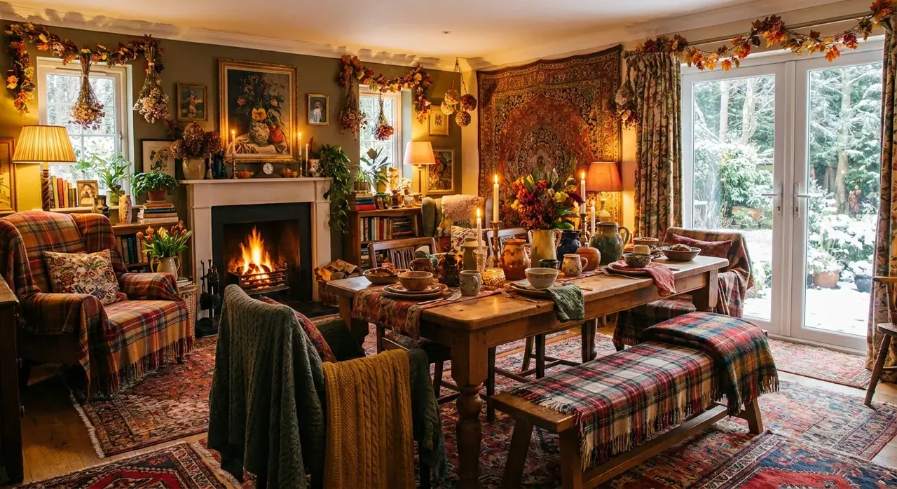 Maximalistisch Eetkamer - seizoensvariant