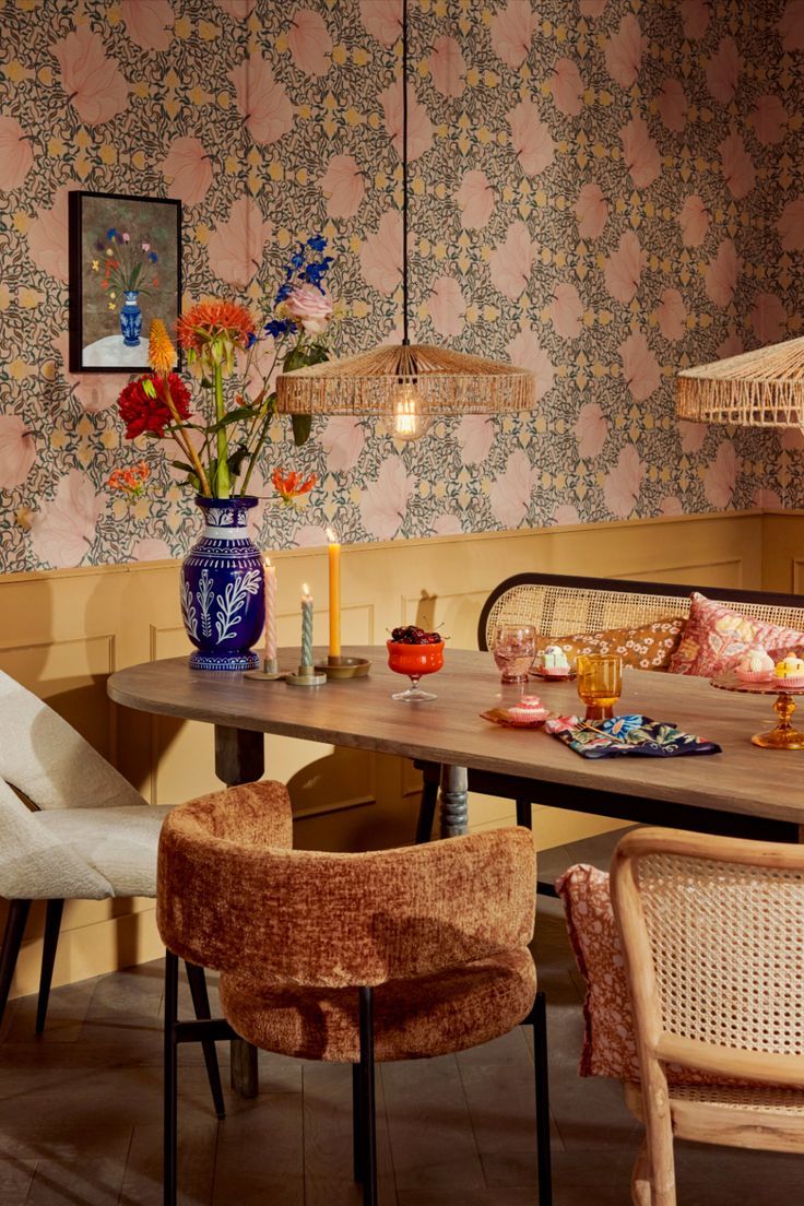 Maximalistisch Eetkamer - sfeervolle eetkamer 20