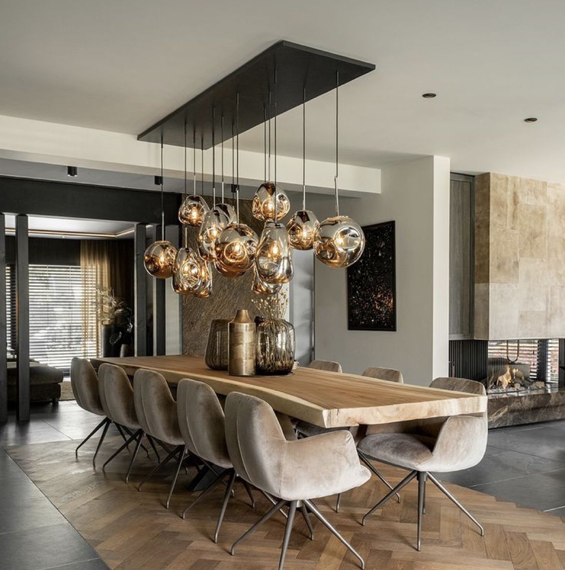 Maximalistisch Eetkamer - sfeervolle eetkamer 7