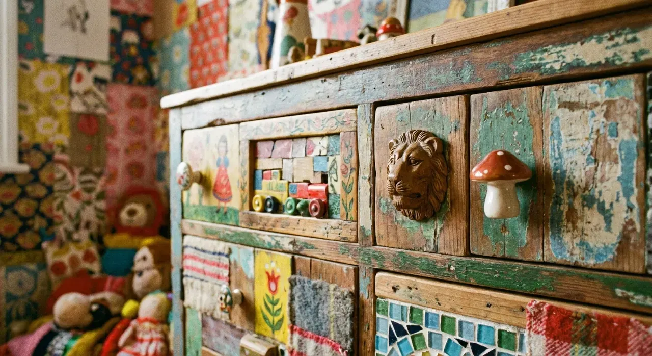 Maximalistisch Kinderkamer - meubels en opstelling