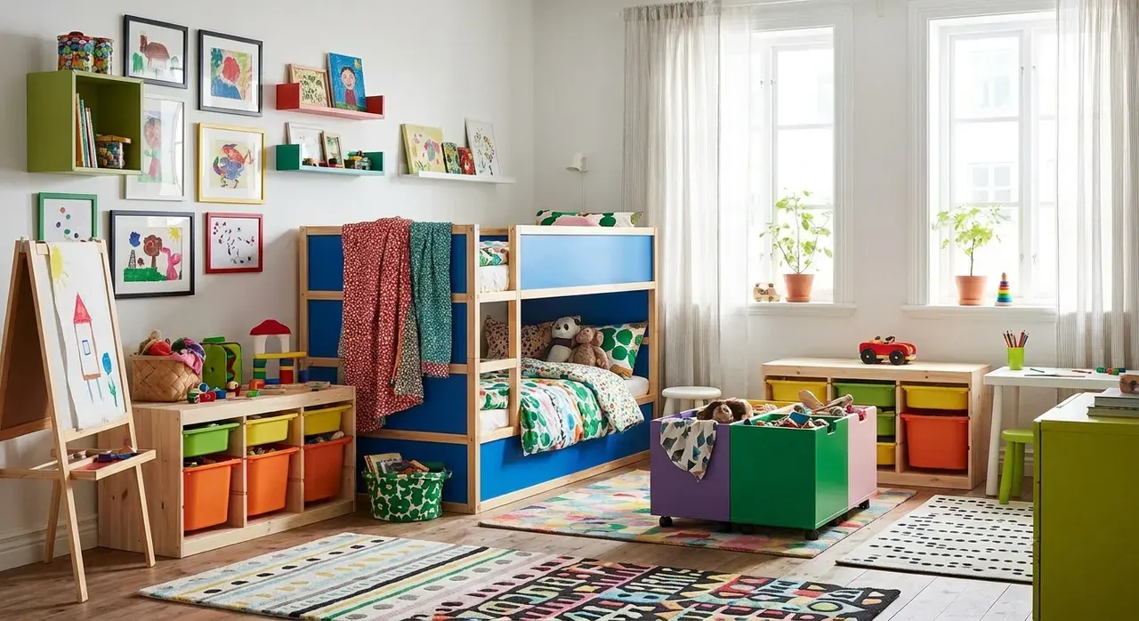 Maximalistisch Kinderkamer - budgetvriendelijke look