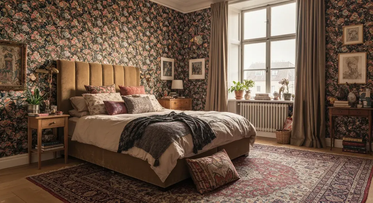 Maximalistisch slaapkamer