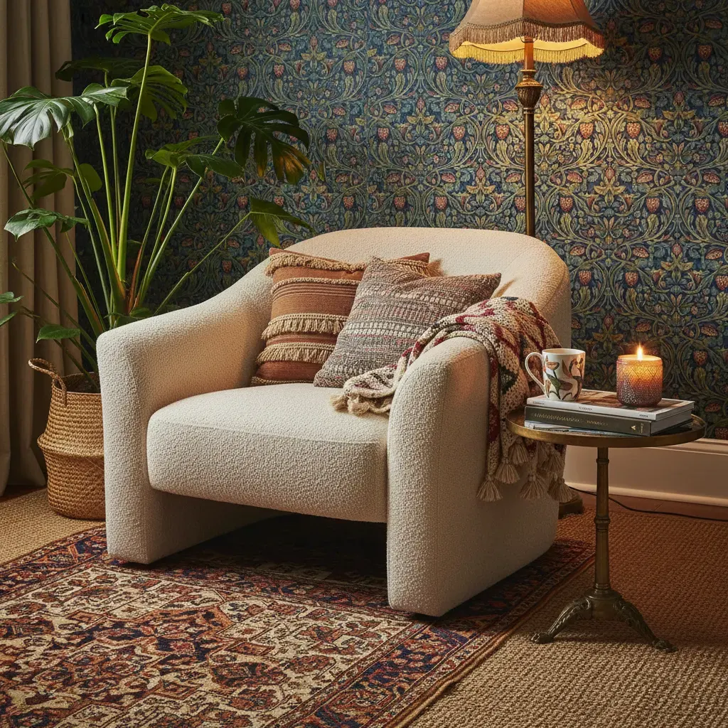 Maximalistisch Woonkamer - kleurenpalet en sfeer