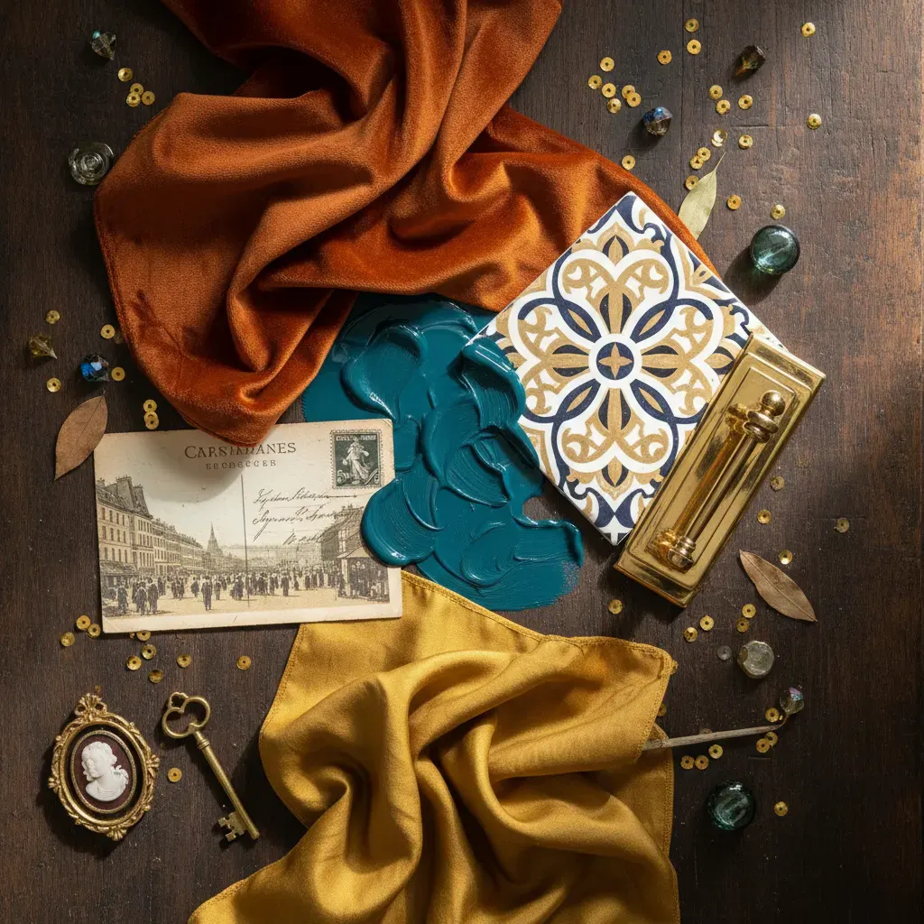 Maximalistisch Woonkamer - inrichting en decoratie