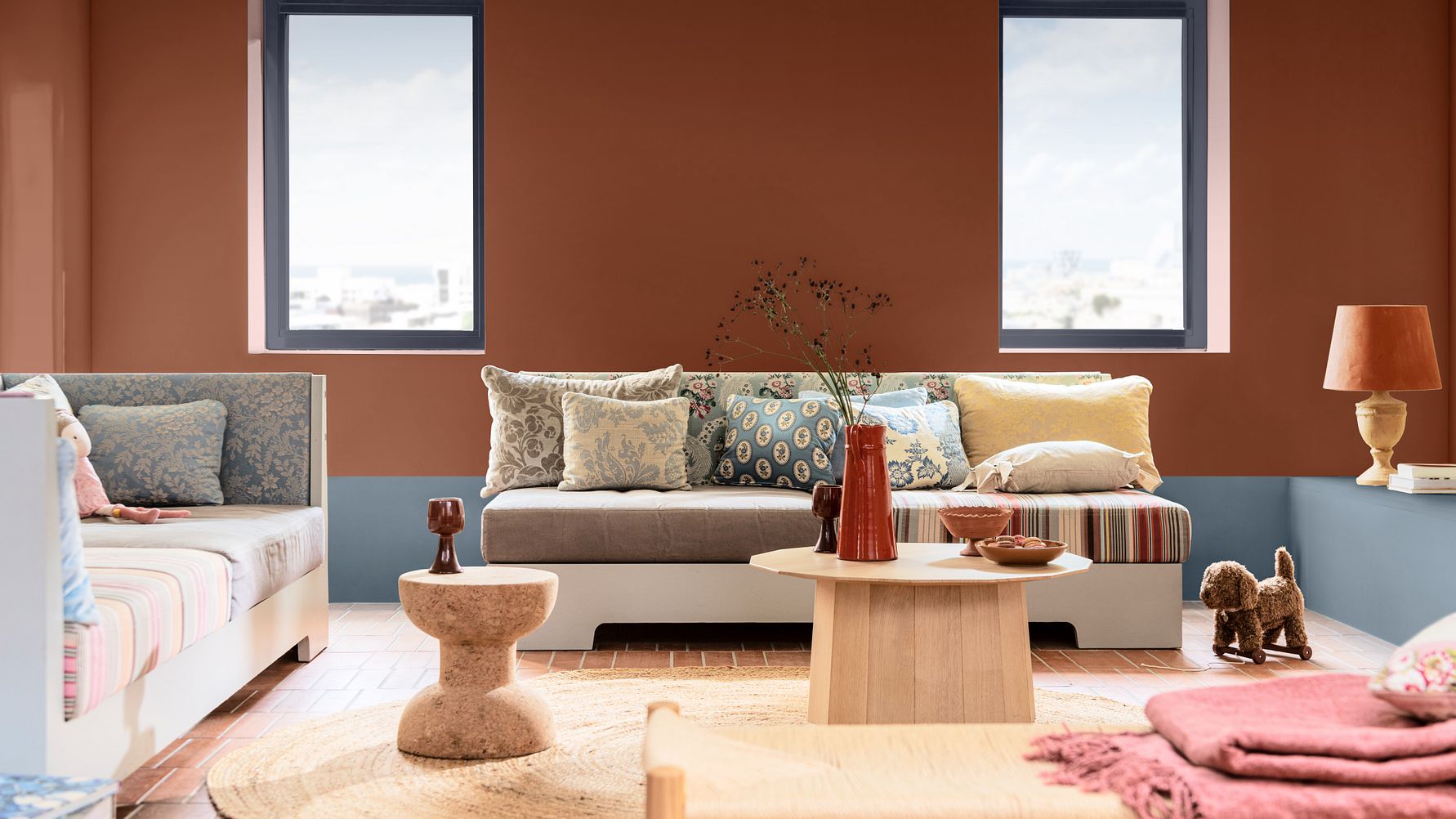 Maximalistisch Woonkamer - sfeervolle woonkamer 11