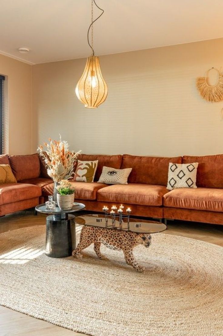 Maximalistisch Woonkamer - sfeervolle woonkamer 17