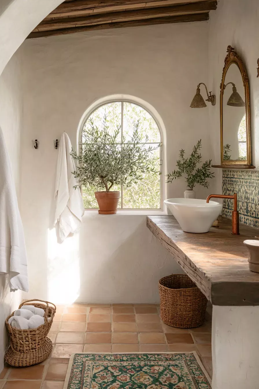 Mediterraans Badkamer - sfeervolle badkamer 2