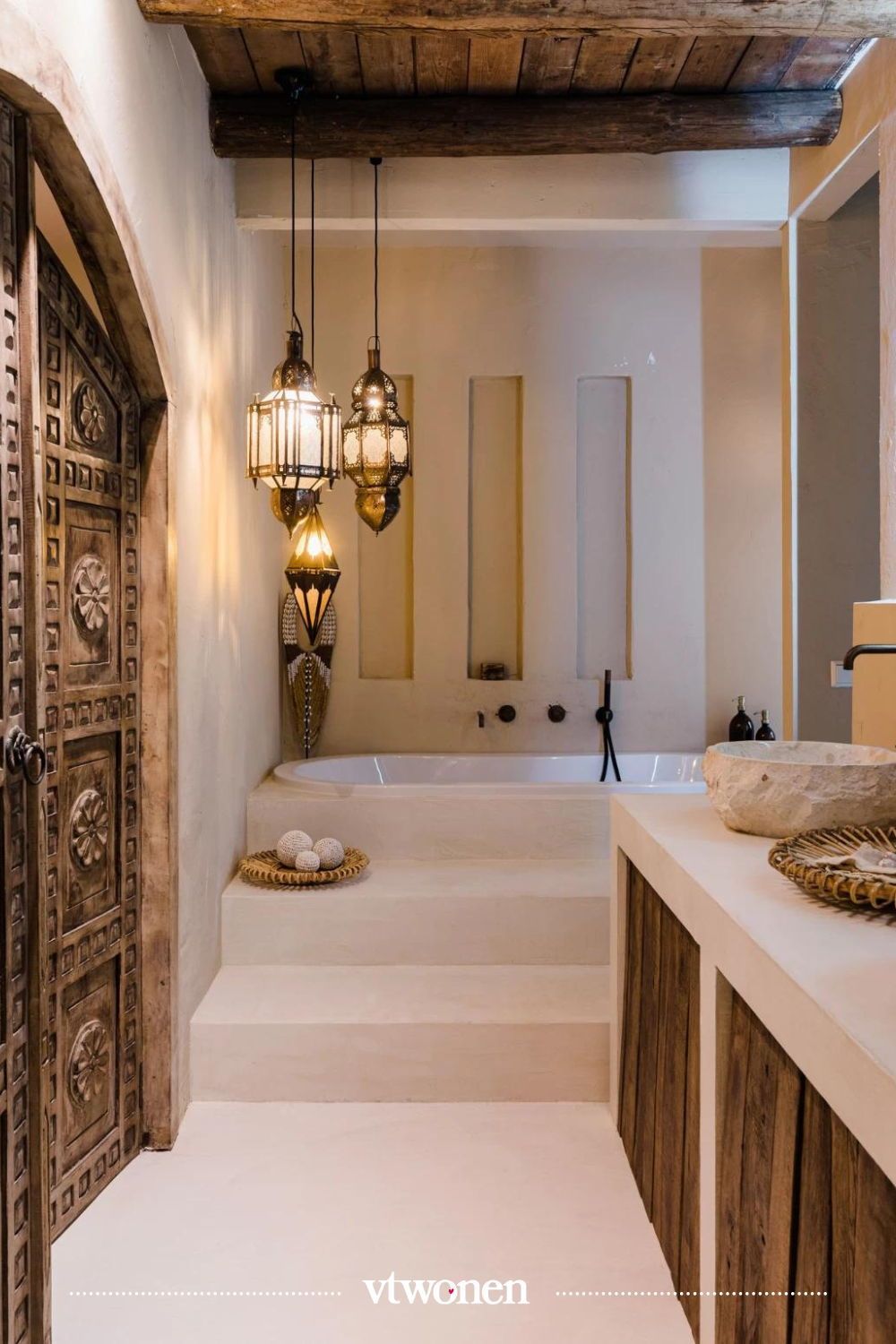 Mediterraans Badkamer - sfeervolle badkamer 6