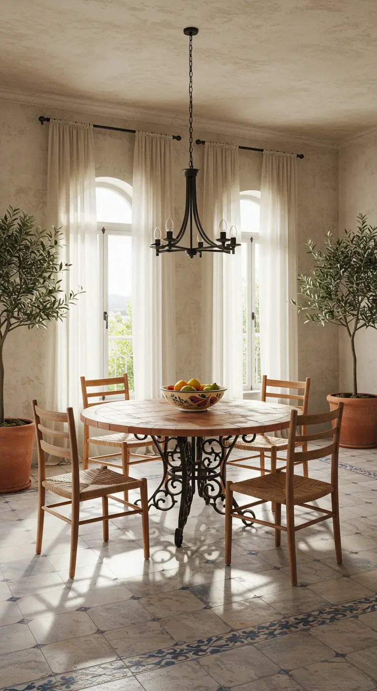 Mediterraans Eetkamer - sfeervolle eetkamer 5