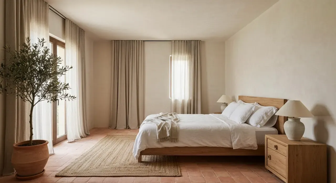 Mediterraans slaapkamer