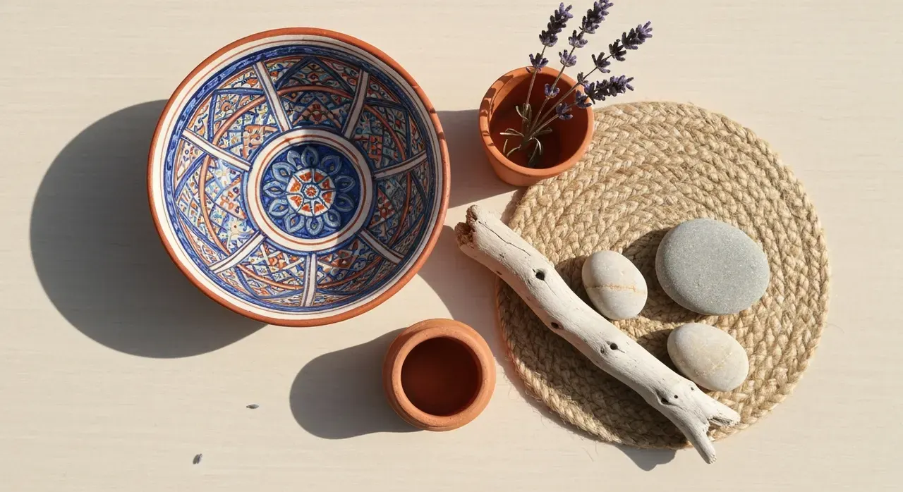 Mediterraans Slaapkamer - inrichting en decoratie