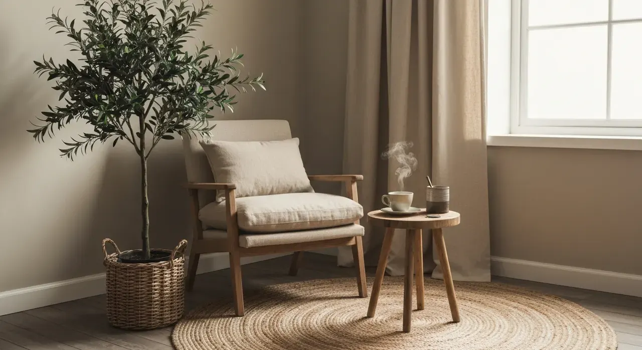 Mediterraans Werkkamer - kleurenpalet en sfeer