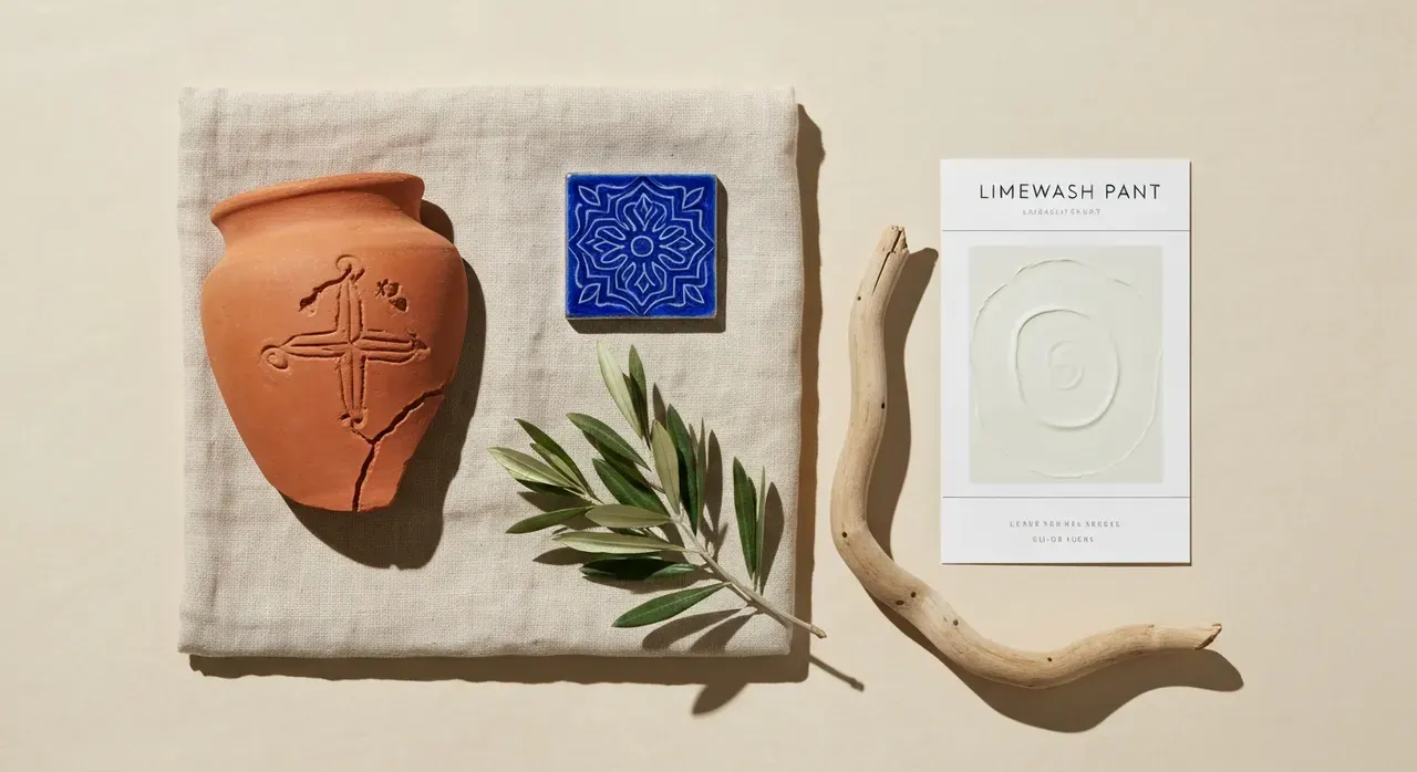 Mediterraans Werkkamer - inrichting en decoratie