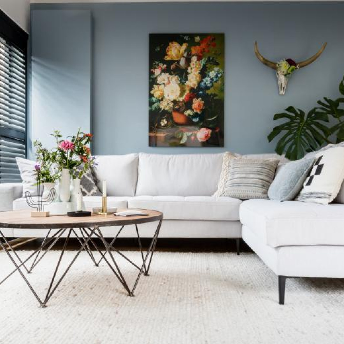 Mediterraans Woonkamer - sfeervolle woonkamer 14